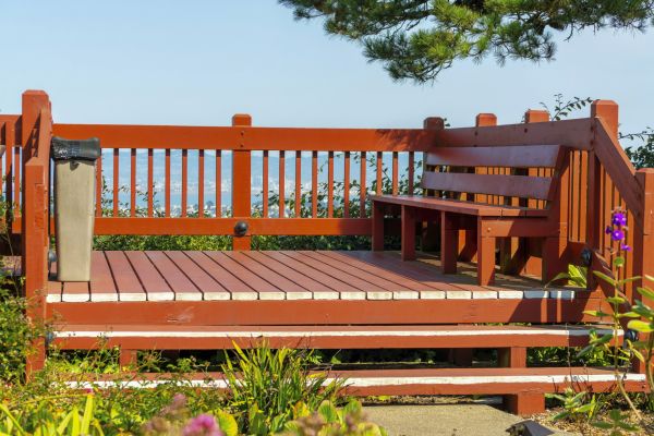 Redwood Deck Construction in Portland